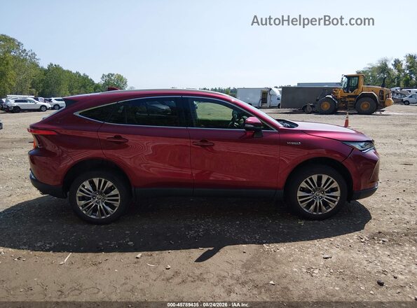 JTEAAAAHXMJ076557 2021 TOYOTA VENZA Красный Вид задней части салона