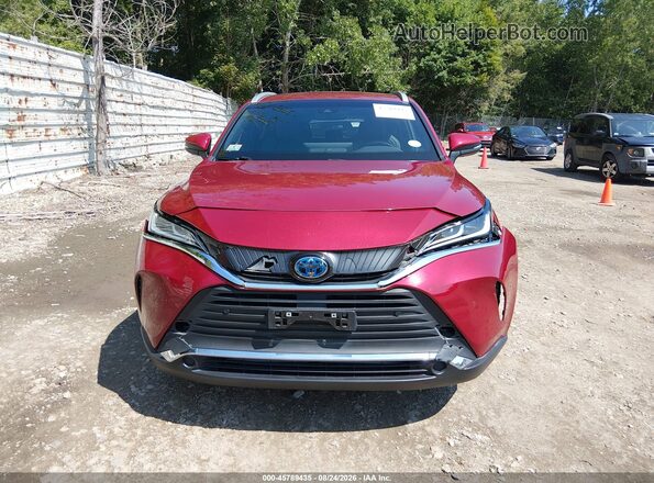 JTEAAAAHXMJ076557 2021 TOYOTA VENZA Красный Вид щитка приборов