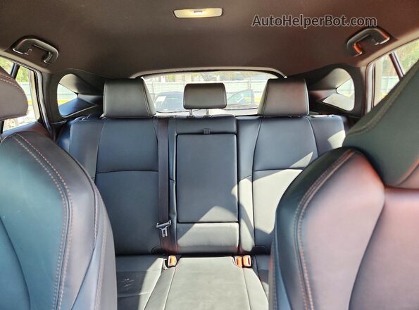 JTEAAAAHXNJ091870 2022 TOYOTA VENZA Black უკანა სავარძლების ხედი