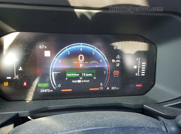 JTEABFAJ0RK000960 2024 TOYOTA LAND White Instrument cluster view