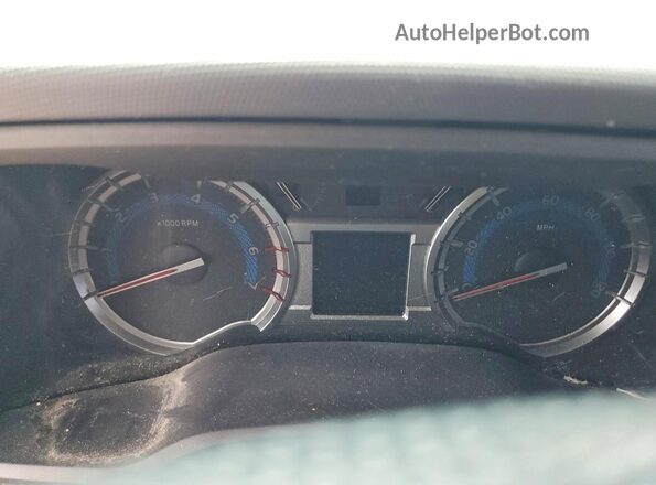 JTEBU5JR0G5319267 2016 TOYOTA 4RUNNER Black Vista del cuadro de instrumentos