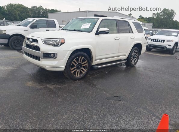 JTEBU5JR0J5502322 2018 TOYOTA 4RUNNER Белый Передняя левая четверть