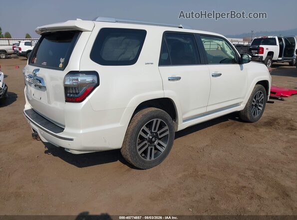 JTEBU5JR0J5562102 2018 TOYOTA 4RUNNER White უკანა მარჯვენა