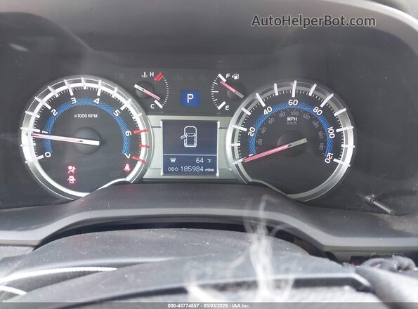 JTEBU5JR0J5562102 2018 TOYOTA 4RUNNER White უკანა სავარძლების ხედი