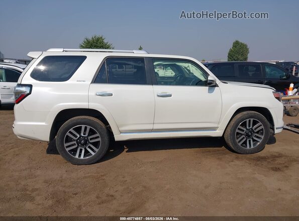 JTEBU5JR0J5562102 2018 TOYOTA 4RUNNER White უკანა სალონის ხედი