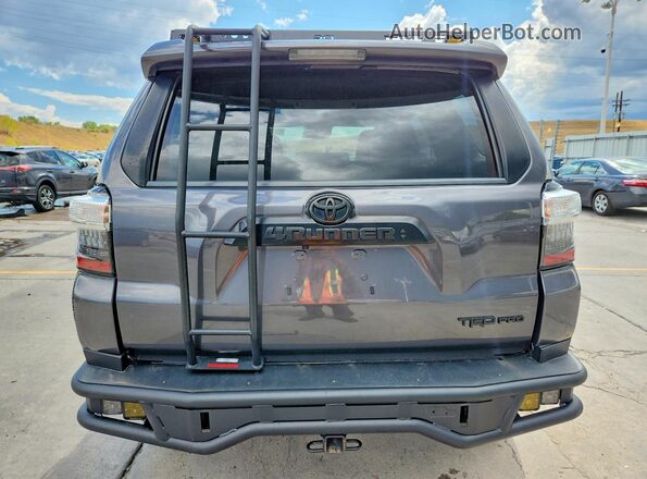 JTEBU5JR0L5751237 2020 TOYOTA 4RUNNER Charcoal უკანა ხედი