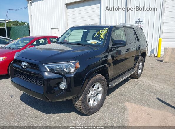 JTEBU5JR1J5556812 2018 TOYOTA 4RUNNER Black Առջևի ձախ երեք քառորդ տեսարան