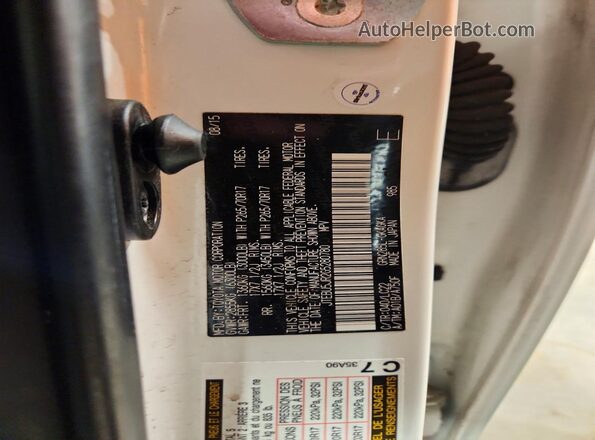 JTEBU5JR2G5280780 2016 TOYOTA 4RUNNER White Vista interior de 360 grados