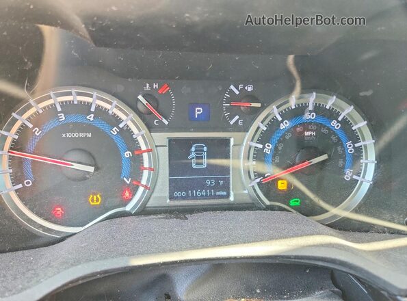 JTEBU5JR2J5511961 2018 TOYOTA 4RUNNER White Вид щитка приладів