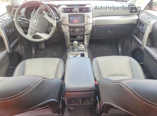 JTEBU5JR2J5610148 2018 TOYOTA 4RUNNER Red Widok deski rozdzielczej