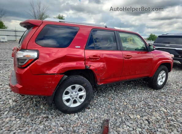 JTEBU5JR2J5610148 2018 TOYOTA 4RUNNER Red Tył prawy