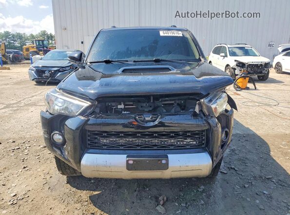 JTEBU5JR2K5649078 2019 TOYOTA 4RUNNER Black Widok z przodu