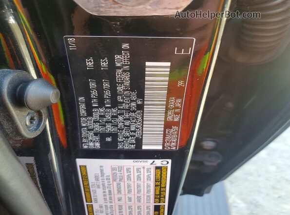 JTEBU5JR2K5649078 2019 TOYOTA 4RUNNER Black Widok komory silnika
