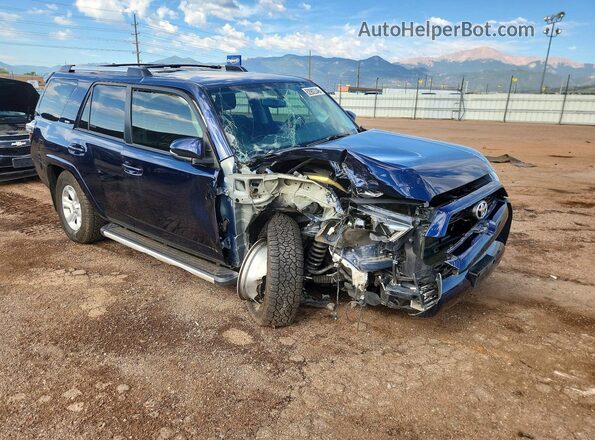 JTEBU5JR2K5689614 2019 TOYOTA 4RUNNER Blue წინა მარჯვენა