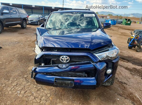 JTEBU5JR2K5689614 2019 TOYOTA 4RUNNER Blue წინა ხედი