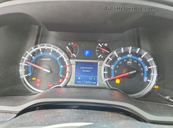 JTEBU5JR3H5472226 2017 TOYOTA 4RUNNER Серый Вид щитка приборов