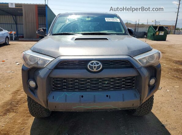 JTEBU5JR3J5536075 2018 TOYOTA 4RUNNER Charcoal Vista frontal