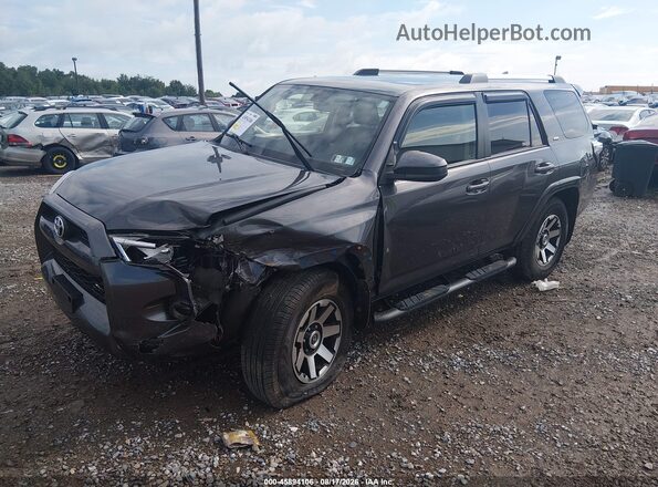 JTEBU5JR3K5687161 2019 TOYOTA 4RUNNER Черный Передняя левая четверть