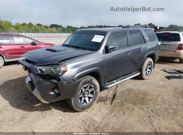 JTEBU5JR3K5690240 2019 TOYOTA 4RUNNER Gray Przód lewy