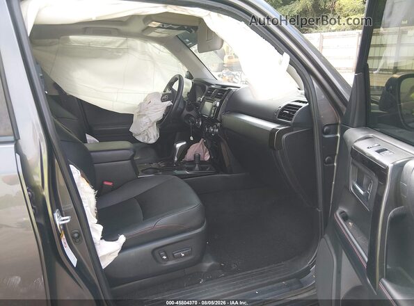JTEBU5JR3K5690240 2019 TOYOTA 4RUNNER Gray Widok wnętrza z przodu