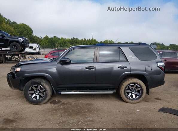 JTEBU5JR3K5690240 2019 TOYOTA 4RUNNER Gray 