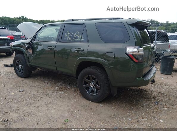 JTEBU5JR3M5862415 2021 TOYOTA 4RUNNER Зеленый Задняя левая четверть