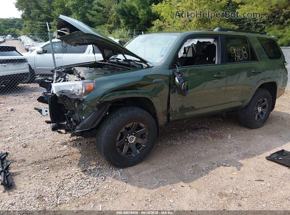 JTEBU5JR3M5862415 2021 TOYOTA 4RUNNER Зеленый Передняя левая четверть