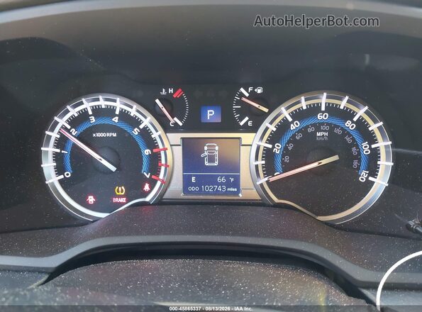 JTEBU5JR4H5410267 2017 TOYOTA 4RUNNER Серый Вид задних сидений