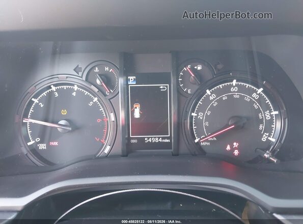 JTEBU5JR4L5757350 2020 TOYOTA 4RUNNER Gray Widok tylnych siedzeń