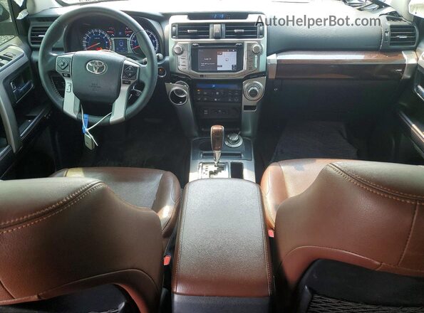 JTEBU5JR6H5407984 2017 TOYOTA 4RUNNER Charcoal Առջևի վահանակի տեսք