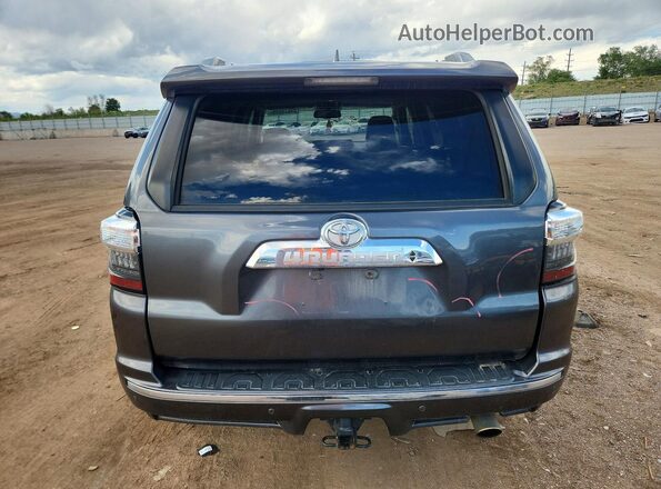 JTEBU5JR6J5509677 2018 TOYOTA 4RUNNER Charcoal Rear view