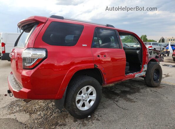 JTEBU5JR6K5633546 2019 TOYOTA 4RUNNER Red Задня права чверть