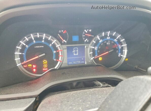 JTEBU5JR7H5424888 2017 TOYOTA 4RUNNER Silver Instrument cluster view