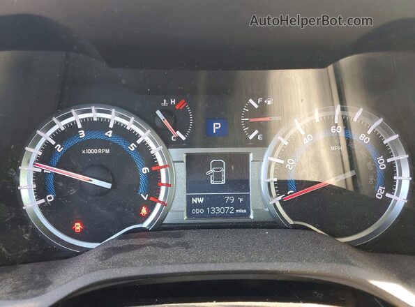 JTEBU5JR7H5453260 2017 TOYOTA 4RUNNER Gray Widok zestawu wskaźników