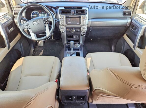 JTEBU5JR7J5594013 2018 TOYOTA 4RUNNER Black Առջևի վահանակի տեսք