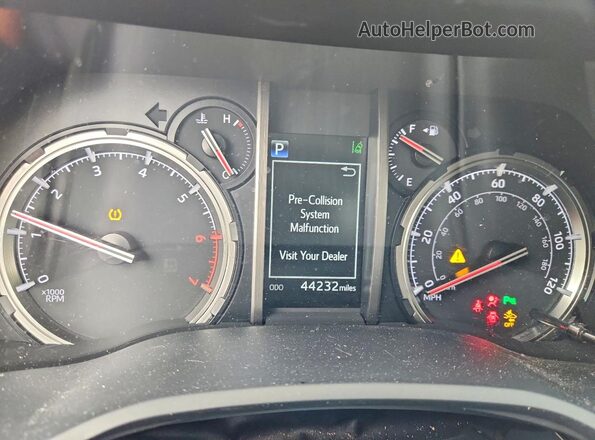JTEDU5JR0N5277429 2022 TOYOTA 4RUNNER White ხელსაწყოთა პანელის ხედი