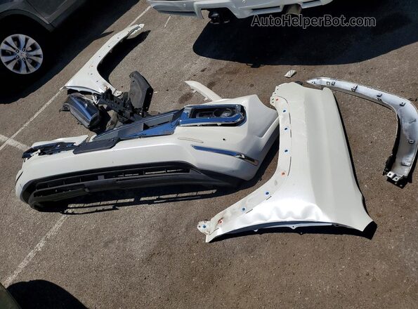 JTEDU5JR0N5277429 2022 TOYOTA 4RUNNER White ძრავის განყოფილების ხედი