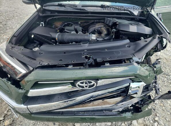 JTEDU5JR5N5264692 2022 TOYOTA 4RUNNER Green ძრავის განყოფილების ხედი