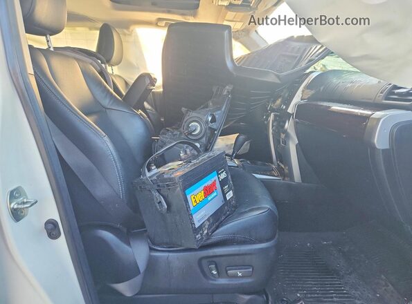 JTEDU5JR5N5273943 2022 TOYOTA 4RUNNER White წინა სალონის ხედი