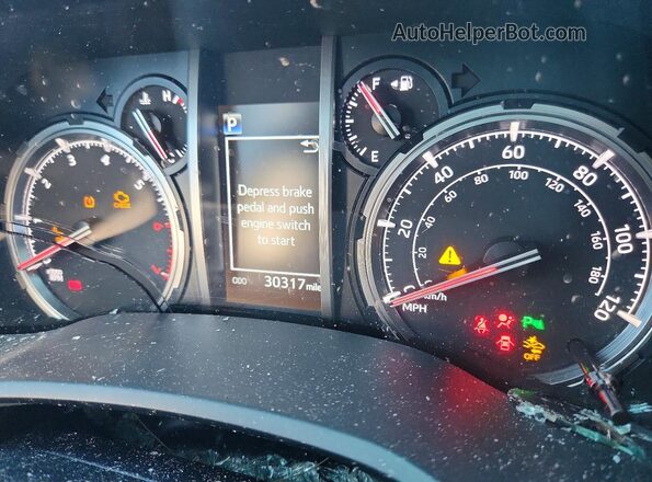 JTEDU5JR5N5273943 2022 TOYOTA 4RUNNER White ხელსაწყოთა პანელის ხედი