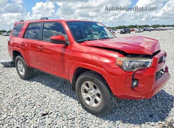 JTEEU5JR1M5239968 2021 TOYOTA 4RUNNER Red Delantero derecho