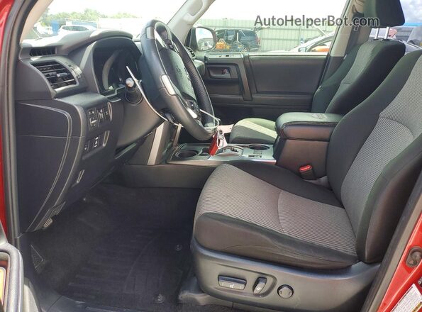 JTEEU5JR1M5239968 2021 TOYOTA 4RUNNER Red Vista interior delantera