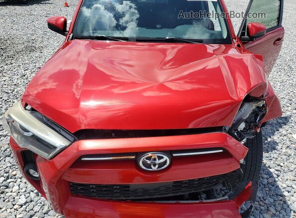 JTEEU5JR1M5239968 2021 TOYOTA 4RUNNER Red Vista interior trasera