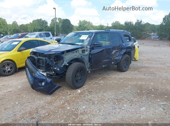 JTEEU5JR2M5246783 2021 TOYOTA 4RUNNER Blue Առջևի ձախ երեք քառորդ տեսարան