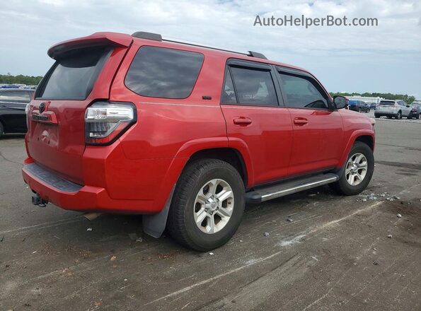 JTEEU5JR3M5250258 2021 TOYOTA 4RUNNER Red Trasero derecho