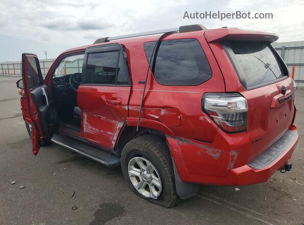 JTEEU5JR3M5250258 2021 TOYOTA 4RUNNER Red Trasero izquierdo