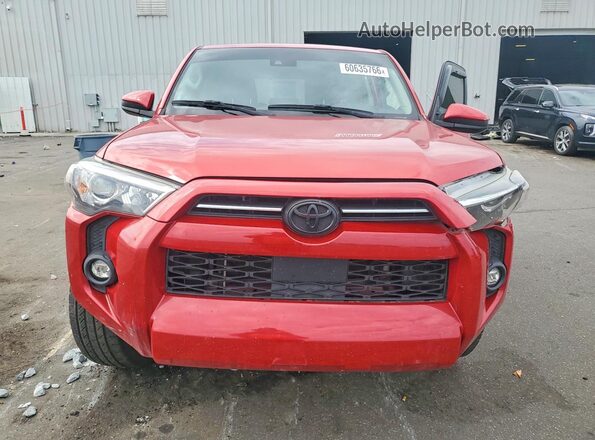 JTEEU5JR3M5250258 2021 TOYOTA 4RUNNER Red Vista frontal