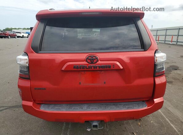 JTEEU5JR3M5250258 2021 TOYOTA 4RUNNER Red Vista trasera