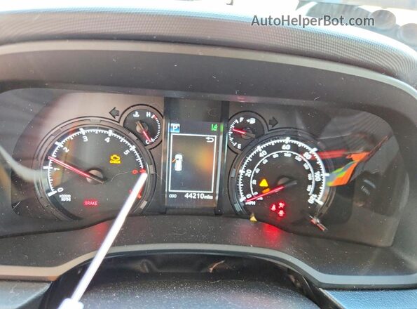 JTEEU5JR4P5280308 2023 TOYOTA 4RUNNER Gray Instrument cluster view