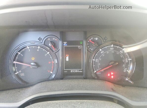 JTEEU5JR6M5239271 2021 TOYOTA 4RUNNER Черный Вид щитка приборов